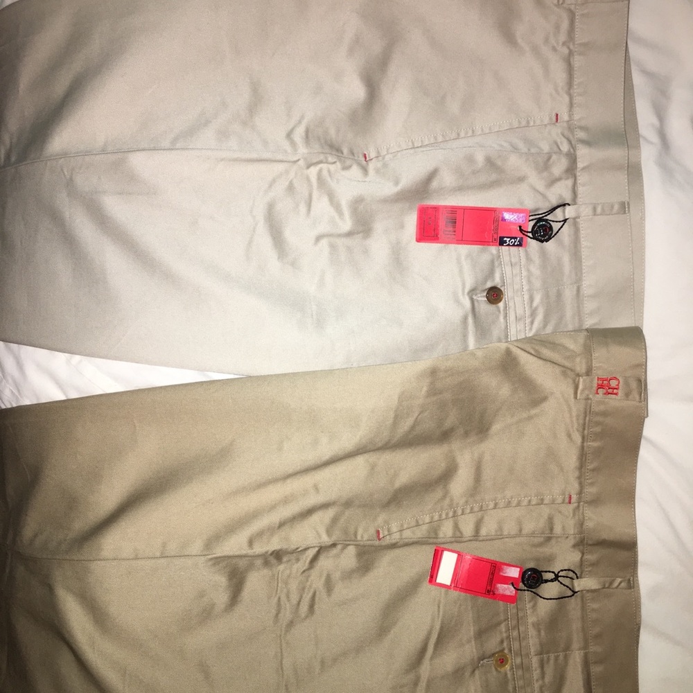 Carolina Herrera mens pair (2) pf chinos